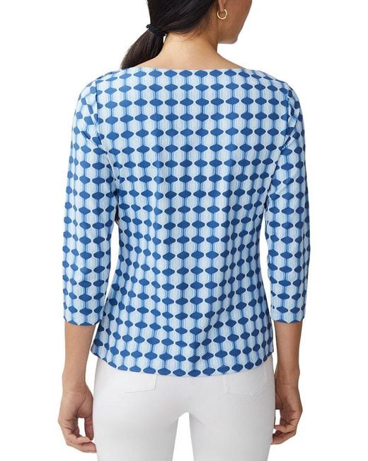 J.McLaughlin Blue Wavesong Top