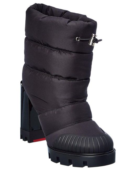 Christian Louboutin Synthetic Oriona 1 100 Padded Nylon Boot in Black ...