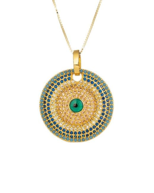 Eye Candy LA Metallic The Luxe Collection Silver Cz Roya Necklace