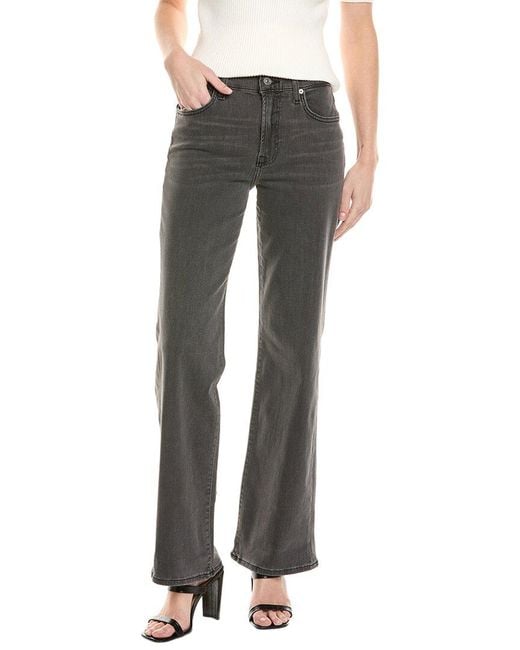 7 For All Mankind Gray Alexa Washed Trouser Jean