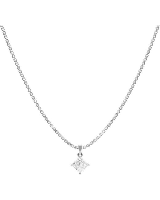 Lab Grown Diamonds Metallic 1.00 Ct. Tw. Lab-Grown Diamond Necklace