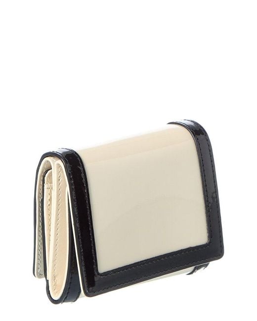 Roger Vivier Black Patent Card Case