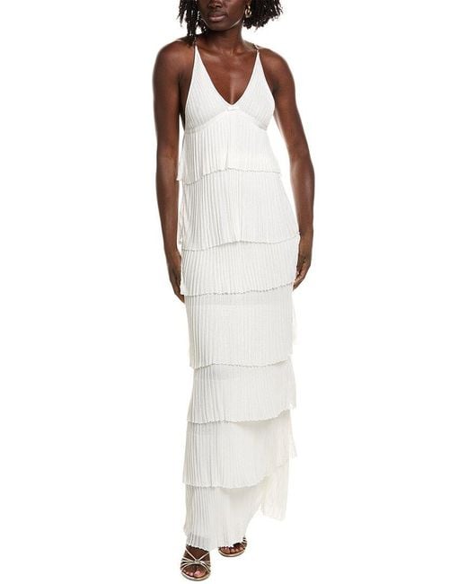 Alexis White Yira Long Dress