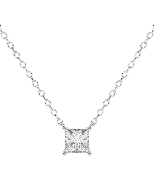 Lab Grown Diamonds Metallic 14K 0.50 Ct. Tw. Lab-Grown Diamond Necklace
