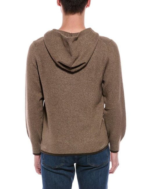 Scotch & Soda Brown Super Soft Sweater Hoodie for men