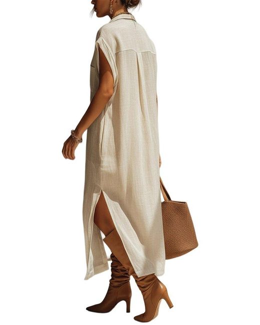 FLORIDA CLOTHING Natural Maxi Dress