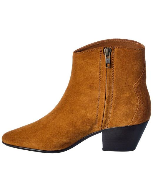 Isabel Marant Brown Dacken Suede Bootie