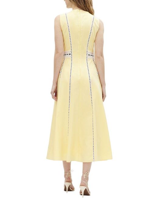 Tanya Taylor Yellow Sloane Dress