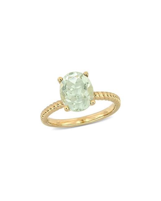 Rina Limor Metallic 14k 2.32 Ct. Tw. Green Amethyst Ring
