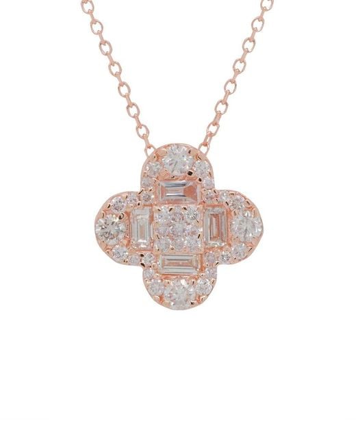 Diana M Multicolor Fine Jewelry 0.70 Ct. Tw. Diamond Necklace