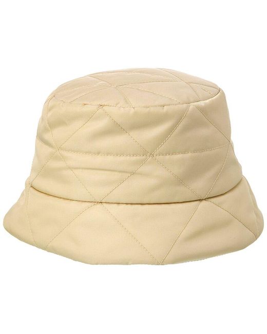 Prada Natural Logo Bucket Hat
