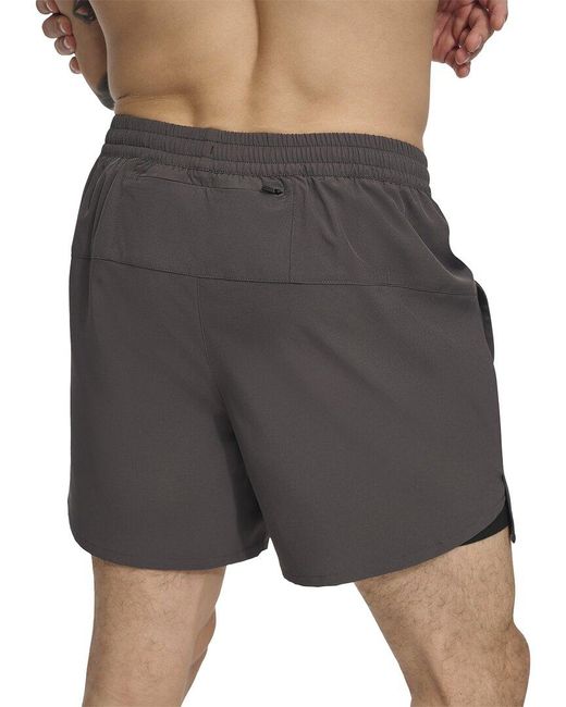 DKNY Gray Hybrid Volley Active Swim Trunk for men