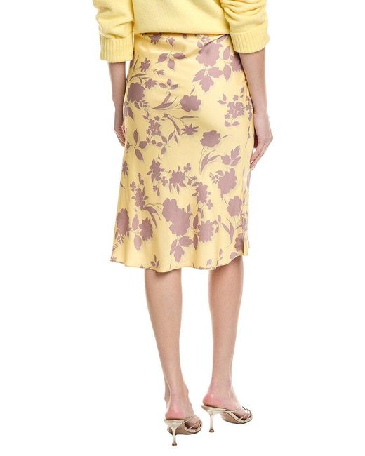 7021 Yellow Midi Skirt
