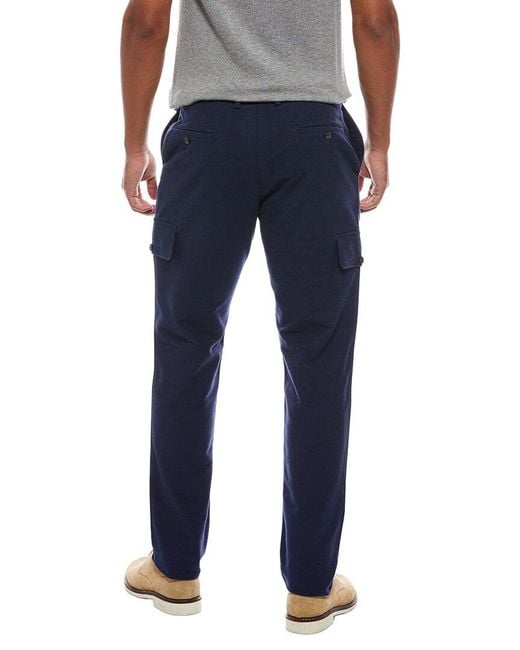 Isaia Blue Cargo Pant for men