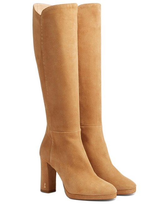 L.K.Bennett Brown Suede Knee-High Boots