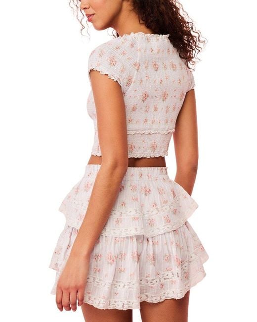 LoveShackFancy White Cambron Top