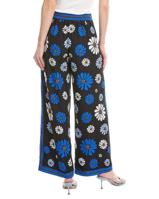 Tahari Blue Pull-On Pant