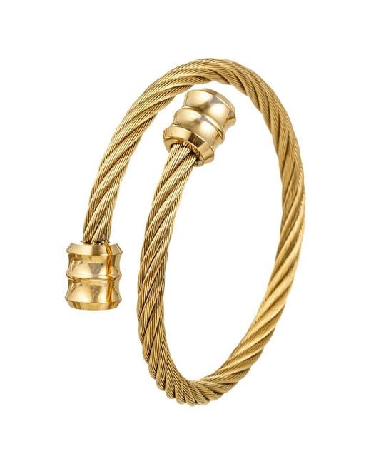 Eye Candy LA Metallic Jilber Wire Wrap Cuff Bracelet