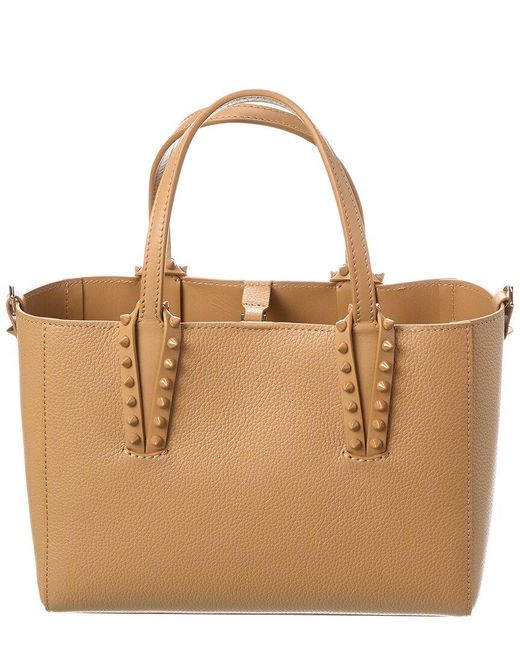 Christian Louboutin Brown Cabata E/W Mini Leather Tote