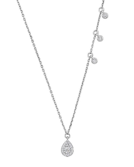 Rina Limor Metallic 14K 0.20 Ct. Tw. Diamond Charm Necklace