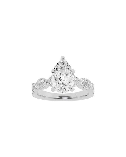 Lab Grown Diamonds White 14K 3.00 Ct. Tw. Lab-Grown Diamond Ring