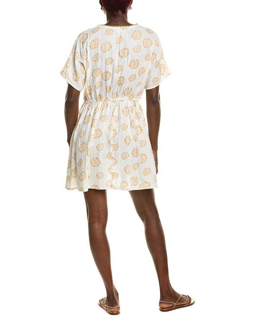 MER ST BARTH Natural Zara Caftan