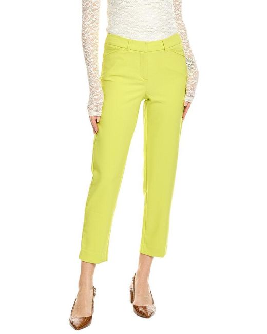 Nanette Lepore Yellow Nolita Stretch Pant