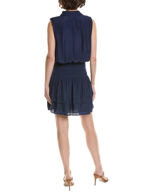 Ramy Brook Blue Taran Mini Dress