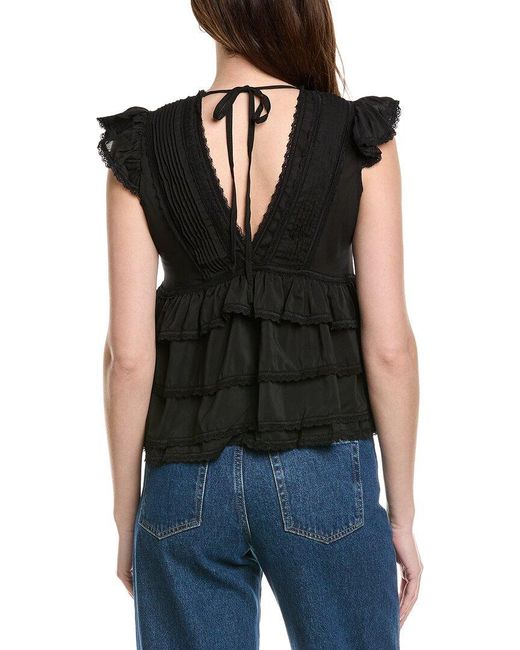 7021 Black Sleeveless Top