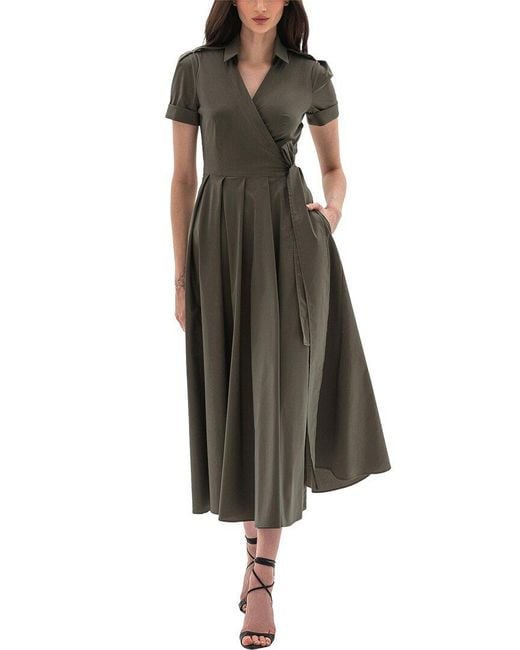 BGL Green Shirt Dress