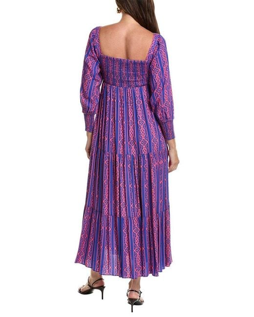 Garrie B Purple Maxi Dress