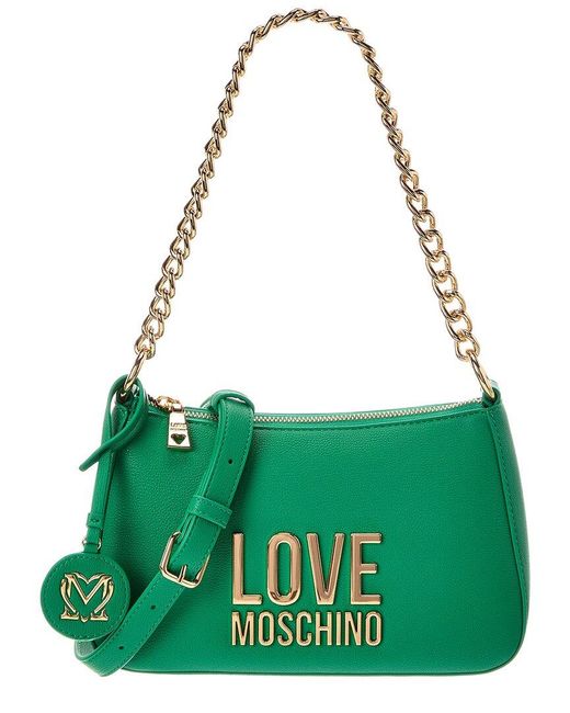 Love Moschino Green Shoulder Bag