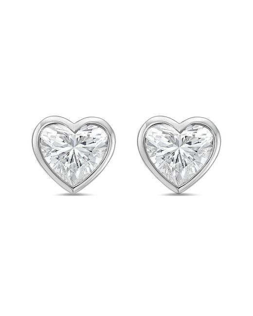 Diana M White Diana M. 14K 10.00 Ct. Tw. Lab-Grown Diamond Stud Earrings