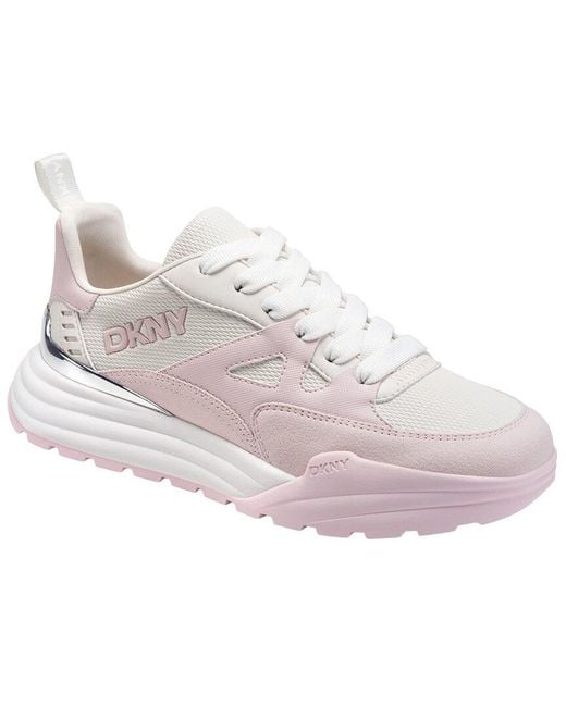 DKNY Pink Lace Sneaker