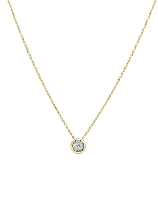 Sabrina Designs Metallic 14K 0.08 Ct. Tw. Diamond Necklace