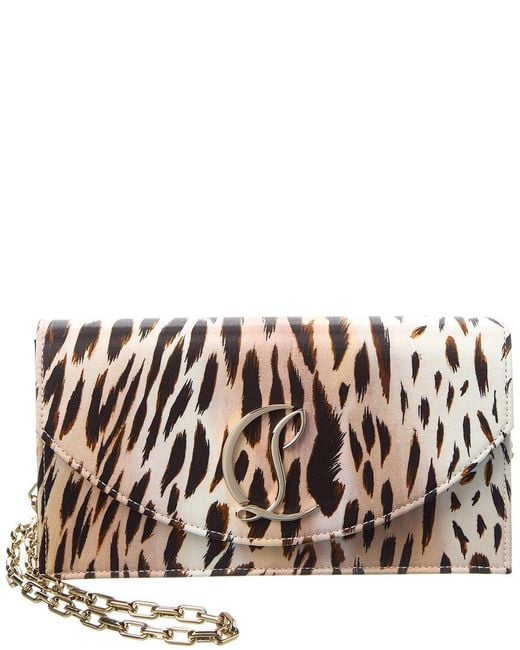 Christian Louboutin Brown Loubi54 Satin Shoulder Bag