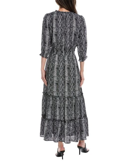 Walker & Wade Gray Eliza Maxi Dress