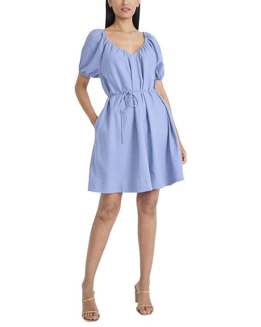 Maggy London Blue Mini Dress