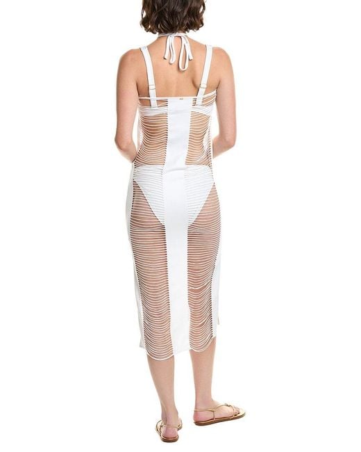 PQ Swim White Monique Ring Midi Dress