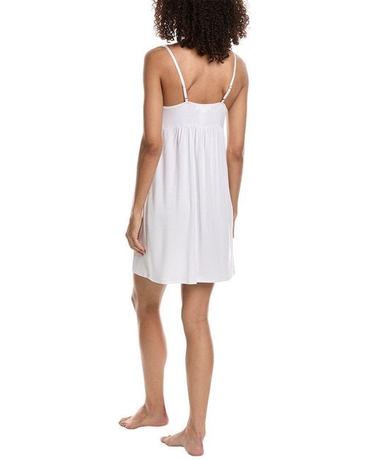 Barefoot Dreams White Luxe Milk Jersey Chemise