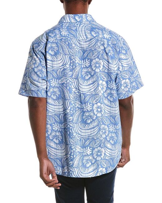Tommy Bahama Blue Coconut Point Cabana Blooms Shirt for men