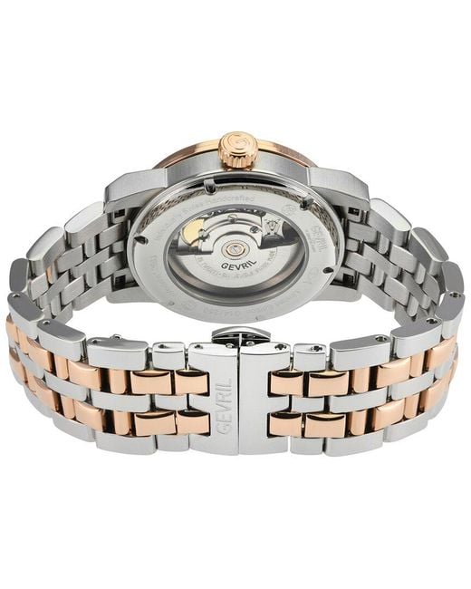 Gevril Metallic Madison Watch for men