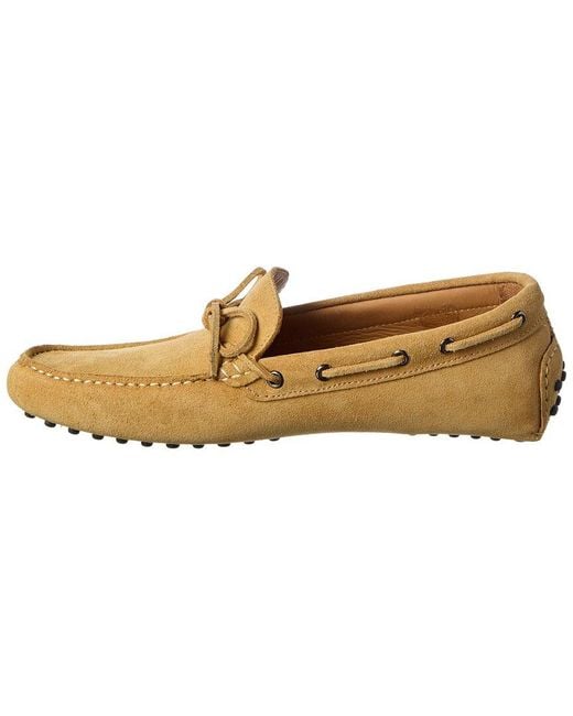 J.McLaughlin Natural Linus Suede Loafer for men