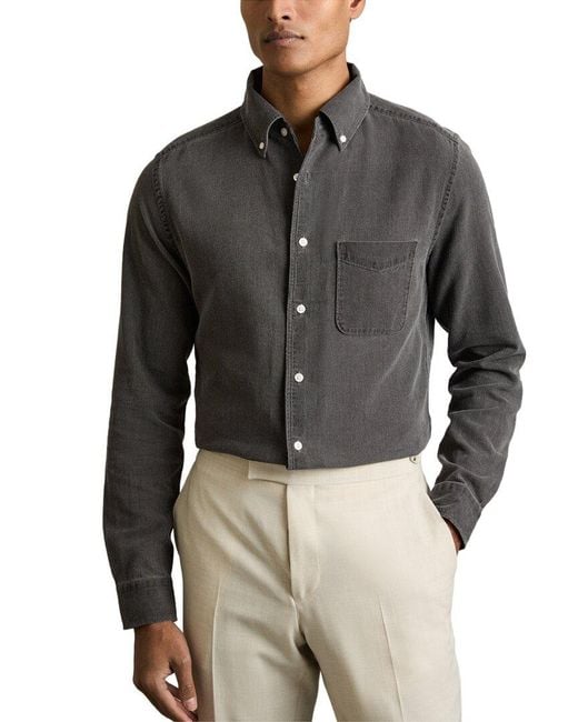 Reiss Gray Kittle Casual Shirt for men