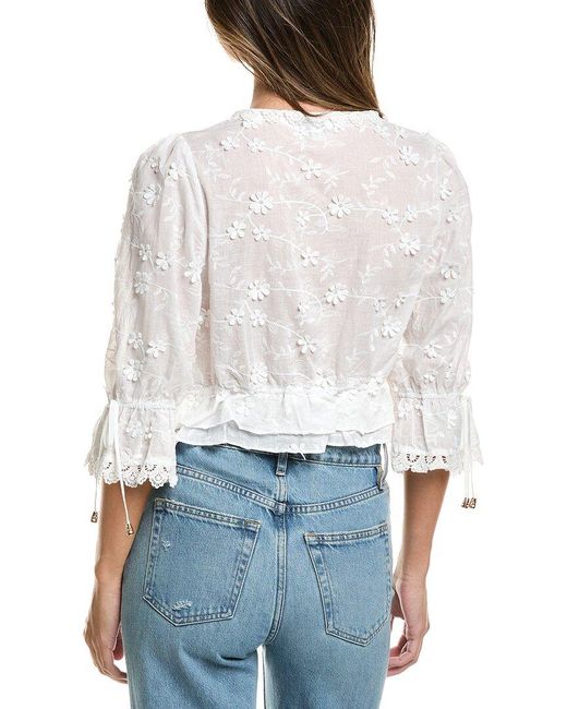 Walter Baker White Bardot Top