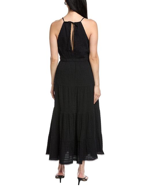 LOST AND WANDER Black Bella Luna Maxi Dress