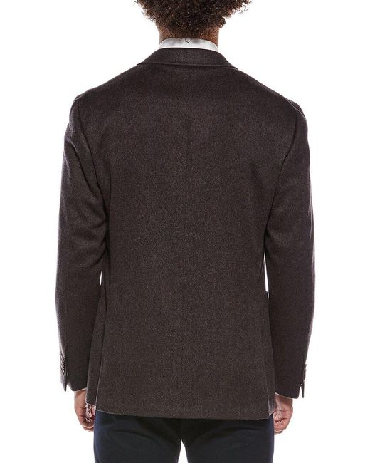 Canali Black Cashmere Blazer for men