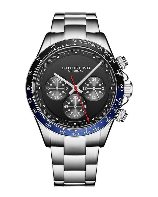 Stuhrling Gray Monaco Watch for men