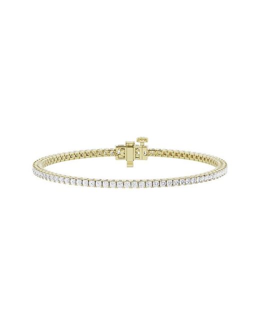 Lab Grown Diamonds White 14K 2.50 Ct. Tw. Lab-Grown Diamond Tennis Bracelet
