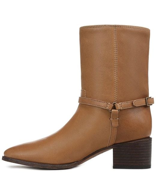 Franco Sarto Brown L-Kian Leather Bootie